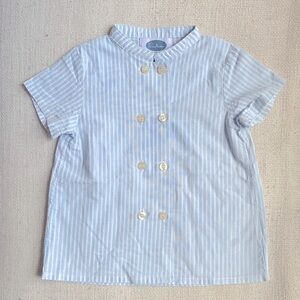 Patricia Mendiluce Mao collar shirt, sz 24 months